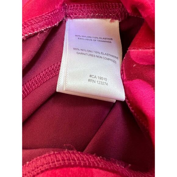 Small Lole Plum Yoga Leggings UPF 50+ Wicking 4 Way Stretch Zip Pocket - Picture 7 of 7